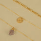 Blue Stone Necklace Set