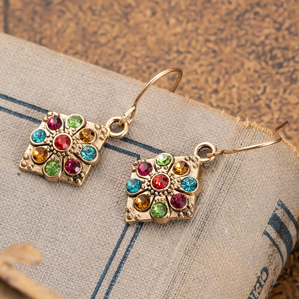 Bohemian Retro Color Earrings