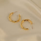 Elegant Golden Hoops