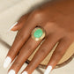 Green Stone Ring