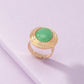 Green Stone Ring