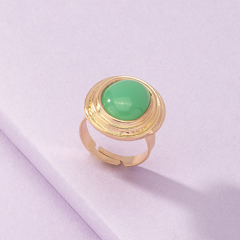 Green Stone Ring
