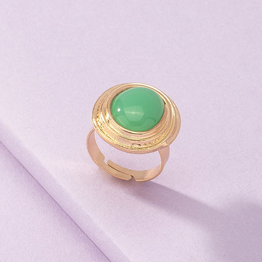 Green Stone Ring