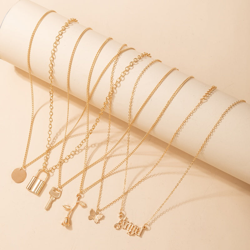 Angel Rose Necklace Set