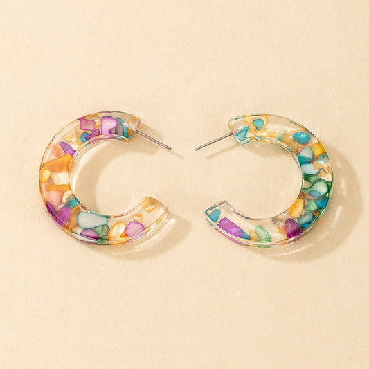 Colorful Acrylic Earrings