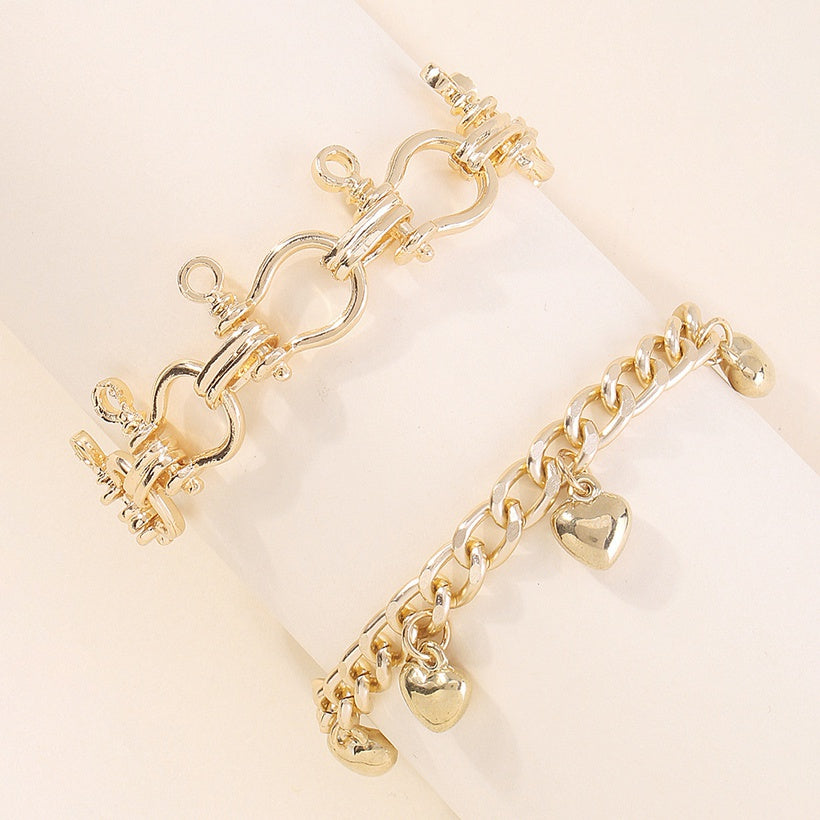 Heart Bracelet Pair