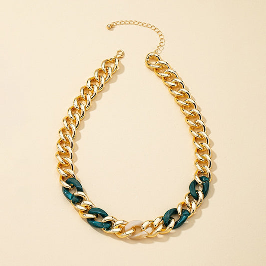 Green Modern Necklace
