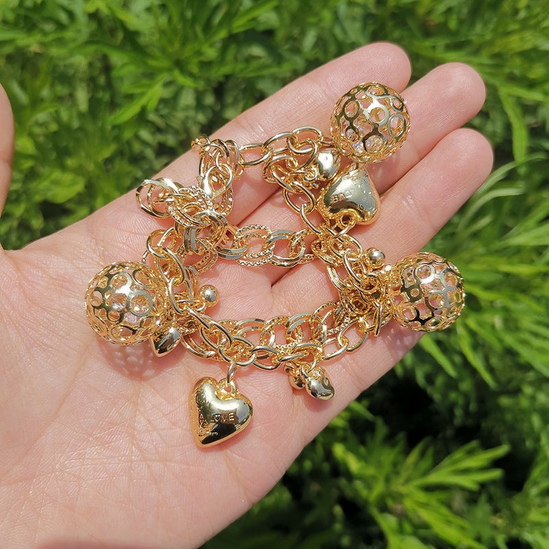 Hollow Charms Bracelet