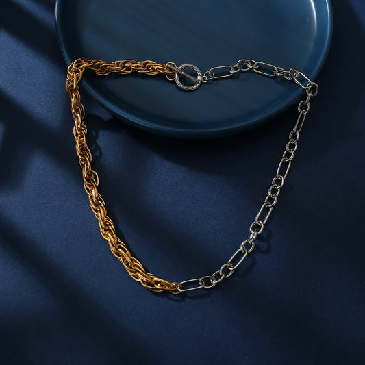 Silver Golden Designer Chain