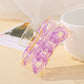 Purple Pink Chain Clip