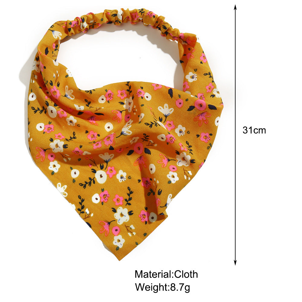 Yellow Floral Headband
