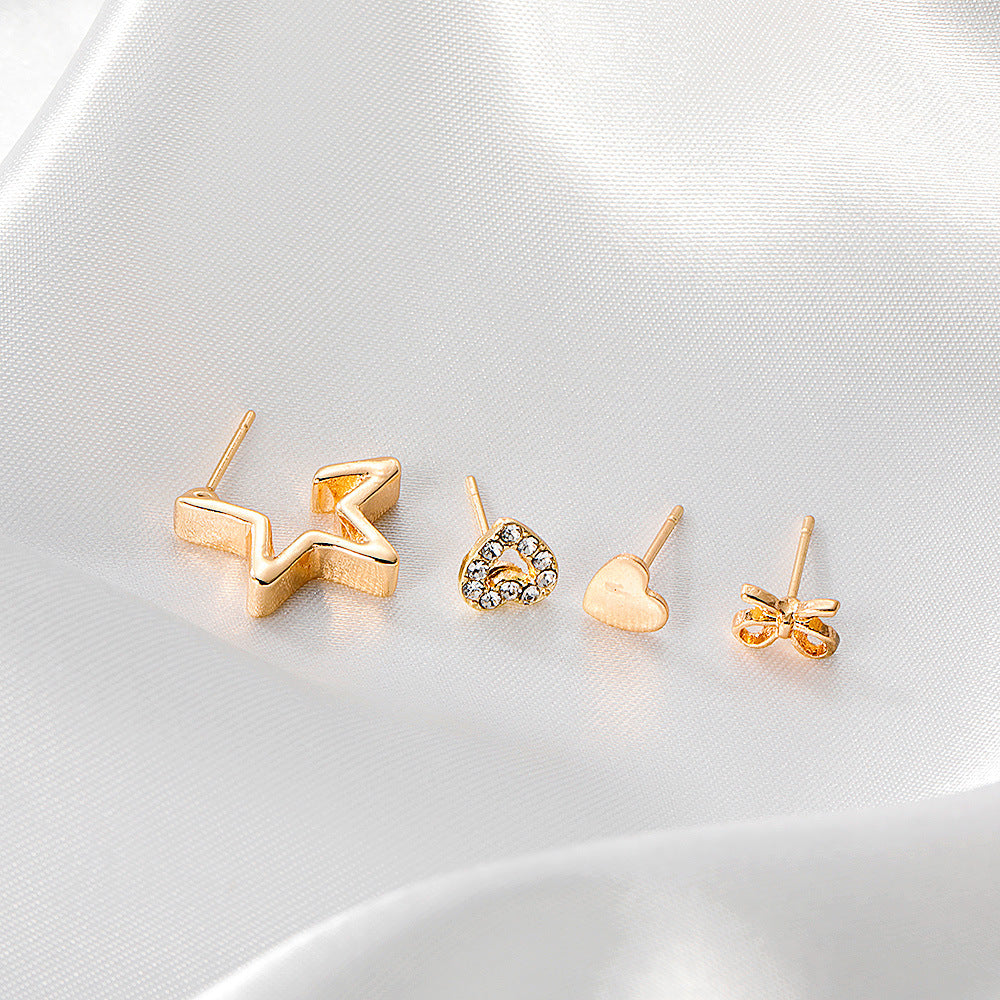4 Piece Earrings